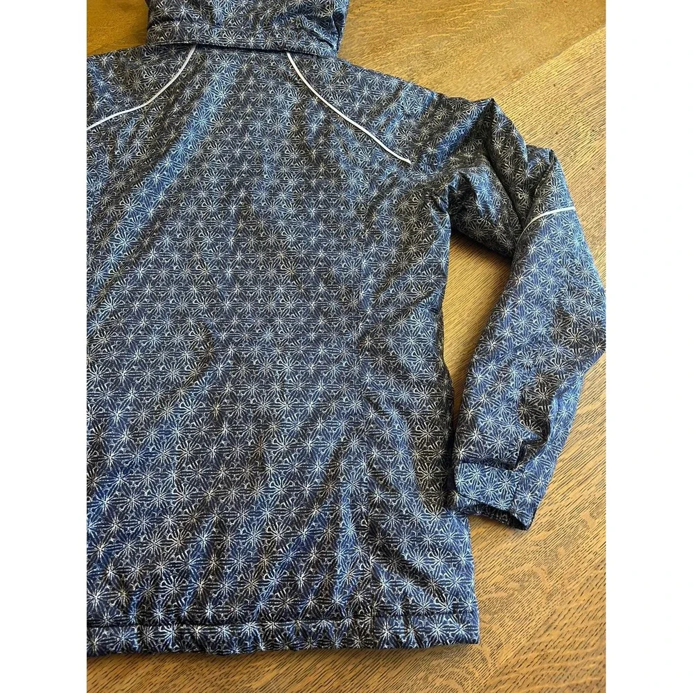 Girls Columbia Ski Jacket – Size 18/20 – Purple Snowflake – Excellent Condition